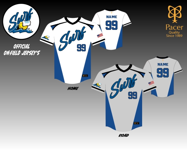 TOMS RIVER SURF OFFICIAL ON-FIELD JERSEY KIT by PACER