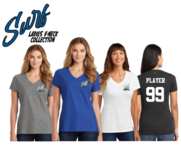 SURF OFFICIAL LADIES COTTON V-NECK COLLECTION by PACER