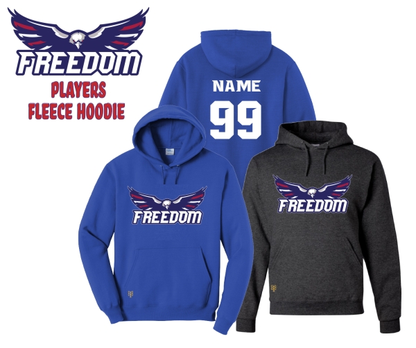 TOMS RIVER FREEDOM OFFICIAL PLAYERS FLEECE HOODIE COLLECTION by PACER