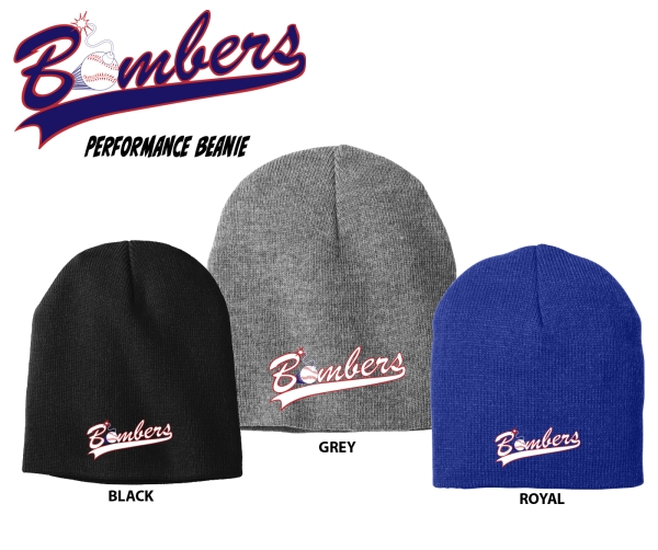 BOMBERS OFFICIAL ON-FIELD EMBROIDERED KNIT BEANIE by PACER