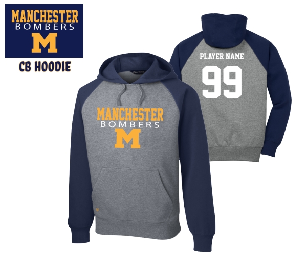 MANCHESTER BOMBERS CB FLEECE HOODIE by PACER