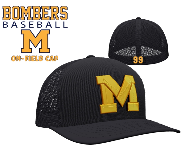 MANCHESTER BOMBERS ON-FIELD CAP by Pacer