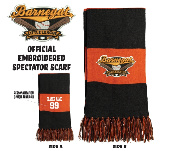 BARNEGAT OFFICIAL SPECTATOR EMBROIDERED SCARF by PACER