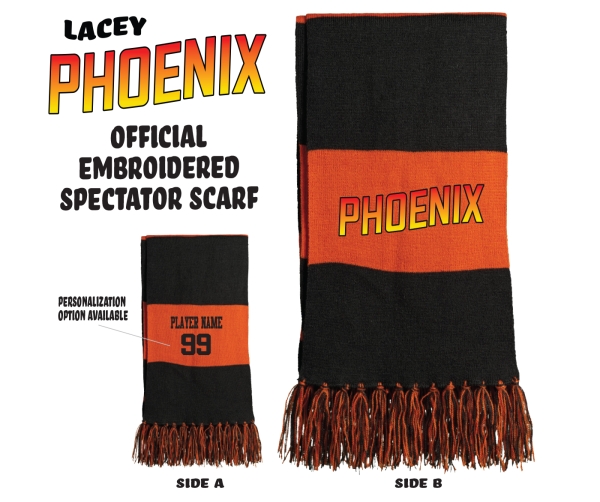 PHOENIX OFFICIAL SPECTATOR EMBROIDERED SCARF by PACER