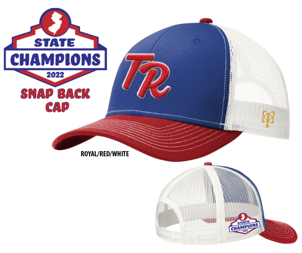TOMS RIVER LITTLE LEAGUE STATE CHAMPS INTERLOCKING TR TRUCKER CAP by PACER
