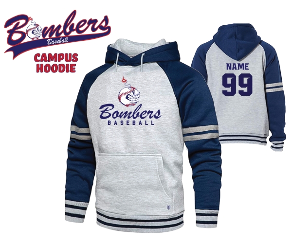 TR BOMBERS CAMPUS FLEECE HOODIE by PACER