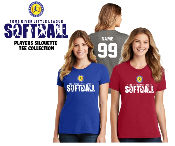 TOMS RIVER LITTLE LEAGUE SOFTBALL SILHOUETTE COTTON TEE COLLECTION by PACER