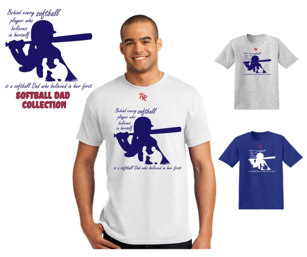 TOMS RIVER LITTLE LEAGUE SOFTBALL DAD COTTON TEE COLLECTION by PACER