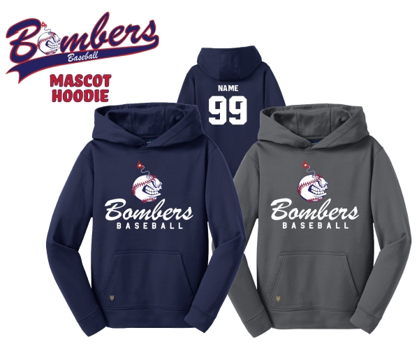 TR BOMBERS MASCOT FLEECE HOODIE by PACER