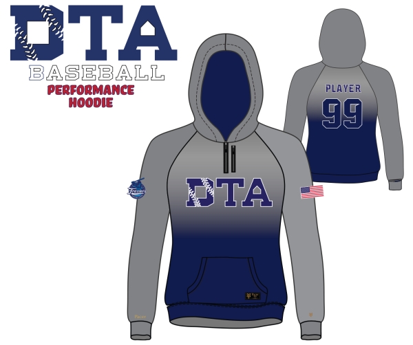 FRAZIER'S DTA OFFICIAL FULLY SUBLIMATED PERFORMANCE HOODIE by PACER