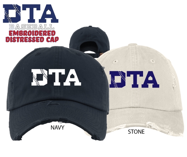FRAZIER'S DTA BASEBALL EMBRROIDERED DISTRESSED CAP by PACER