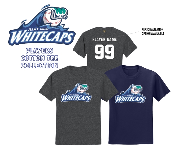 JERSEY SHORE WHITECAPS DRI FIT COTTON TEE COLLECTION by PACER