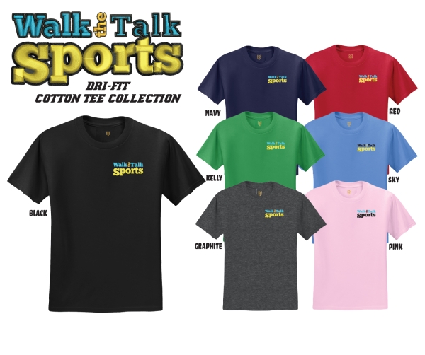 WALK THE TALK SPORTS DRIFIT COTTON TEE COLLECTION by PACER