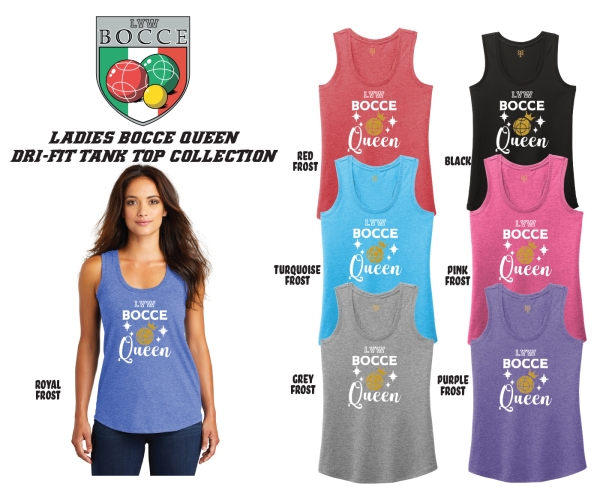 LVW BOCCE CLUB BOCCE QUEEN TANK TOP COLLECTION by PACER