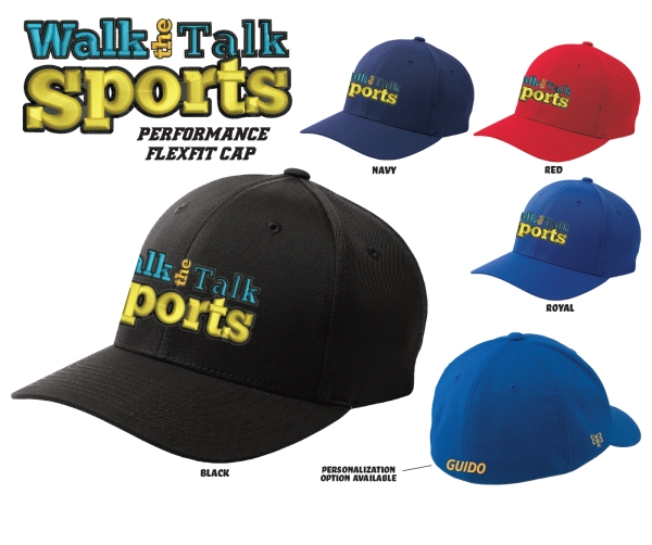 WALK THE TALK SPORTS PERFORMANCE FLEXFIT CAP by PACER