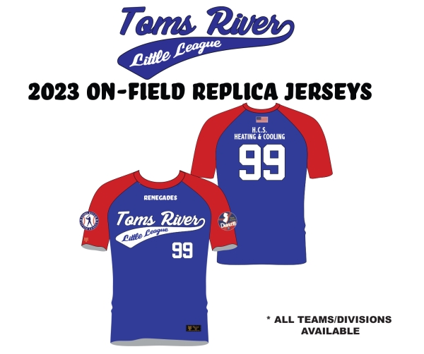 TRLL OFFICIAL 2023 REPLICA ON-FIELD JERSEYS by PACER