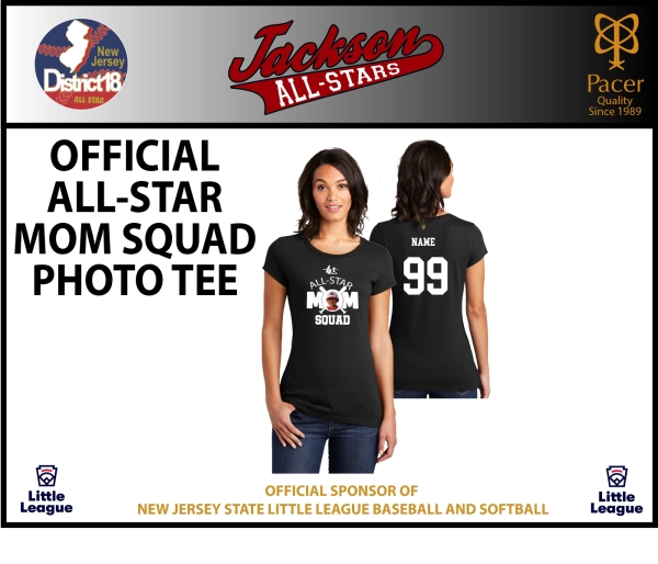 JLL OFFICIAL ALL-STAR MOM SQUAD PHOTO TEE by PACER