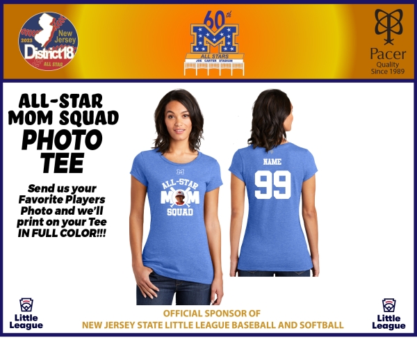 MLL OFFICIAL ALL-STAR MOM SQUAD PHOTO TEE by PACER
