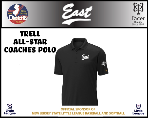 TOMS RIVER EAST 2023 ALL-STAR COACHES PERFORMANCE POLO by PACER
