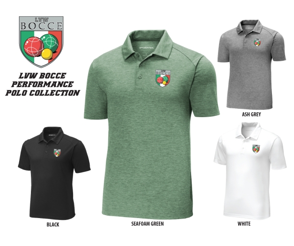 LVW BOCCE FLEECE PERFORMANCE POLO COLLECTION by PACER