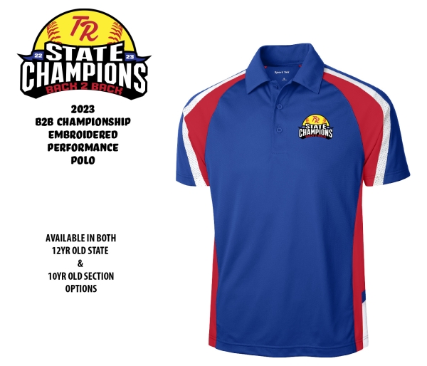 2023 TRLL B2B CHAMPIONS EMBROIDERED POLO SHIRT by PACER