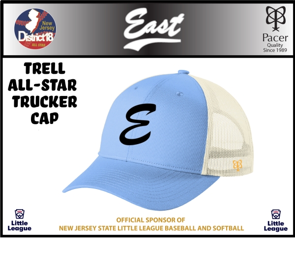TOMS RIVER EAST ALL-STAR OFFICIAL EMBROIDERED TRUCKER CAP by PACER
