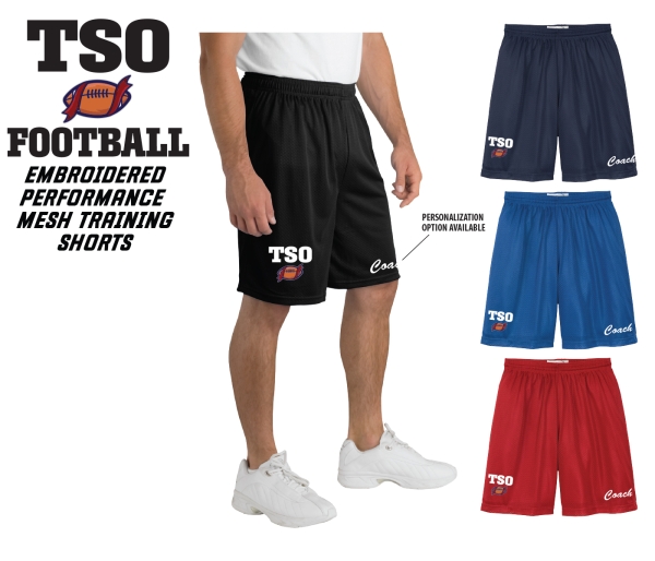 TSO OFFICIAL PERFORMANCE MESH SHORTS COLLECTION by PACER