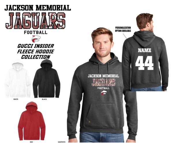 JMHS FOOTBALL GUCCI INSIDER FLEECE HOODIE COLLECTION by PACER