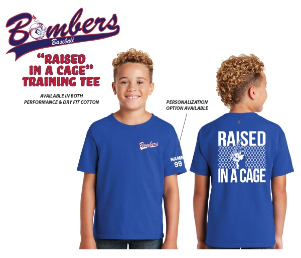 TR BOMBERS RAISED IN A CAGE TRAINING TEE by PACER