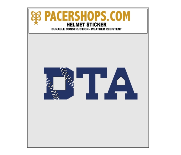 DTA OFFICIAL ON-FIELD HELMET STICKER by PACER