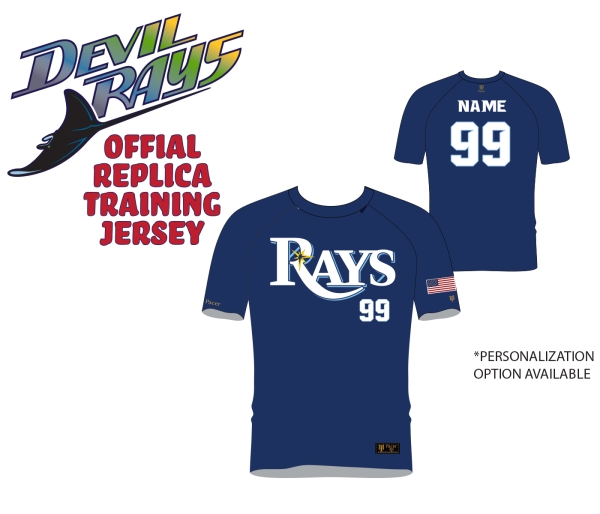 DEVIL RAYS OFFICIAL ON-FIELD PERFORMANCE TRAINING TEE by PACER
