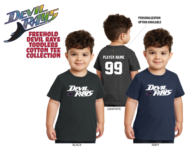FREEHOLD DEVIL RAYS TODDLERS COTTON TEE COLLECTION by PACER