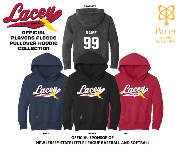 LACEY LIGHTNING OFFICIAL PLAYER FLEECE PULLOVER HOODIE by PACER