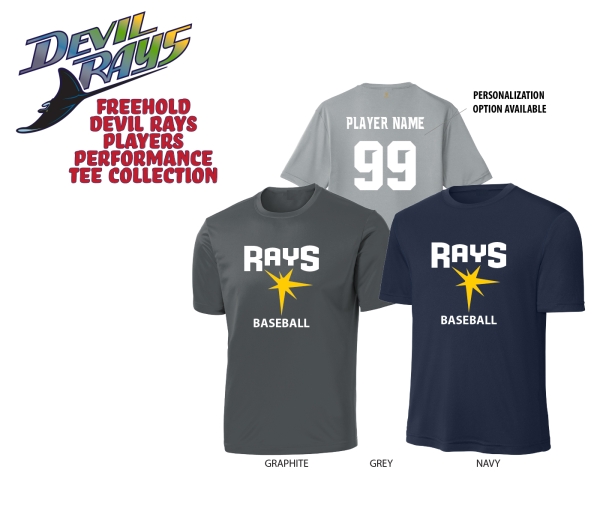 RAYS PERFORMANCE TEE COLLECTION by PACER