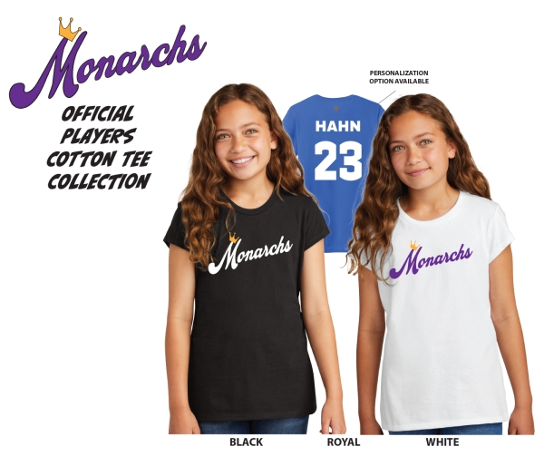 MONARCHS OFFICIAL PLAYERS COTTON TEE COLLECTION by PACER