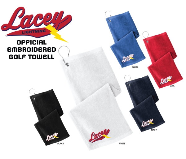 LIGHTNING CLASSIC EMBROIDERED GOLF TOWEL COLLECTION by PACER