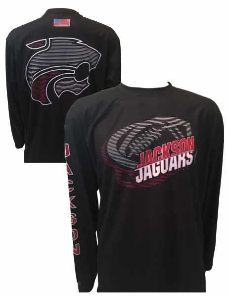 OFFICIAL JACKSON JAGUAR FOOTBALL PERFORMANCE LONG SLEEVE WARM-UP by PACER