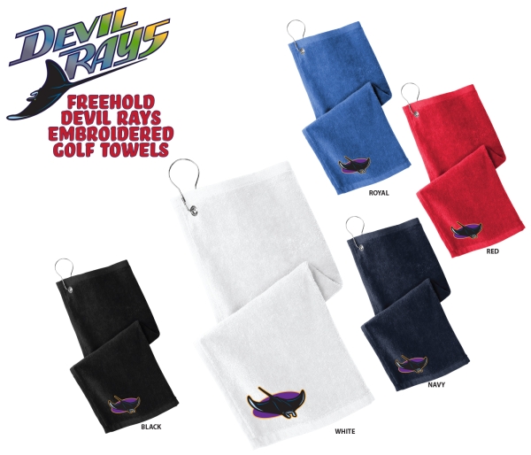 DEVIL RAYS EMBROIDERED GOLF TOWEL COLLECTION by PACER