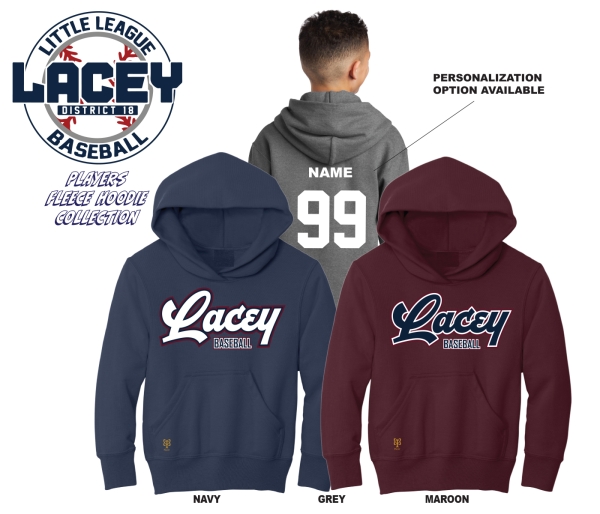 LLL OFFICIAL PLAYER SERIES FLEECE PULLOVER HOODIE COLLECTION by PACER
