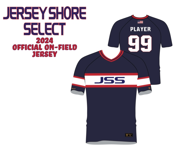 JERSEY SHORE SELECT OFFICIAL ON-FIELD JERSEY by PACER