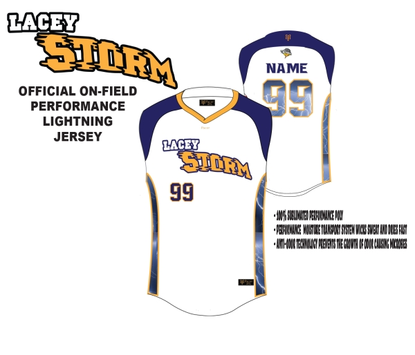 LACEY STORM ON-FIELD PERFORMANCE LIGHTNING JERSEY by PACER