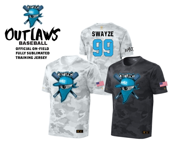 OUTLAWS OFFICIAL ON-FIELD PERFORMANCE TRAINING TEE by PACER
