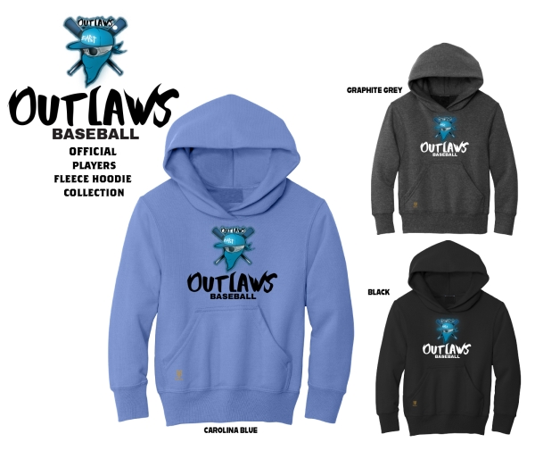 OUTLAWS OFFICIAL PLAYER FLEECE PULLOVER HOODIE COLLECTION by PACER