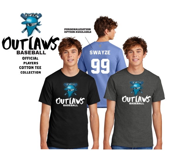 OUTLAWS PLAYERS COTTON TEE COLLECTION by PACER
