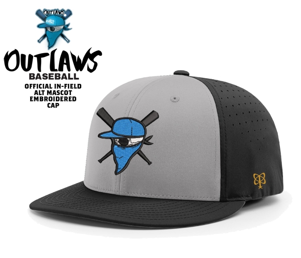 OUTLAWS OFFICIAL MASCOT ON-FIELD VAPOR SERIES FITTED CAP by PACER