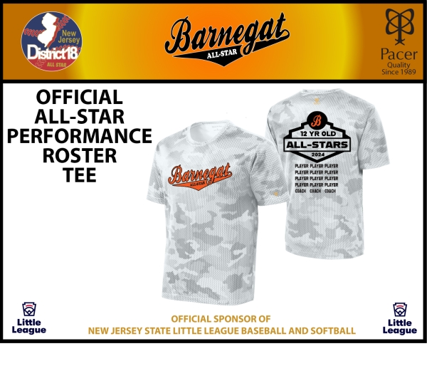 BLL 2024 ALL STAR PERFORMANCE ROSTER TEE by PACER