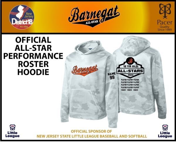 BLL OFFICIAL ALL-STAR PERFORMANCE ROSTER HOODIE by PACER