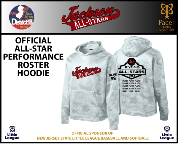 JLL OFFICIAL ALL-STAR PERFORMANCE ROSTER HOODIE by PACER