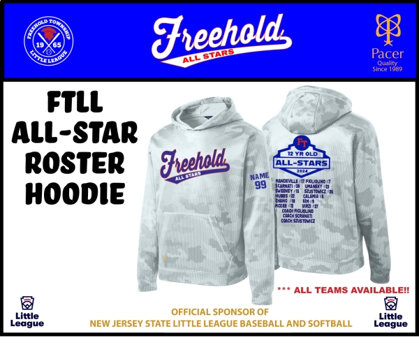 FTLL OFFICIAL ALL-STAR PERFORMANCE ROSTER HOODIE by PACER