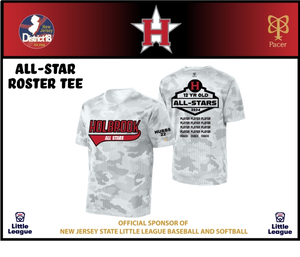 HBLL 2024 ALL STAR PERFORMANCE ROSTER TEE by PACER